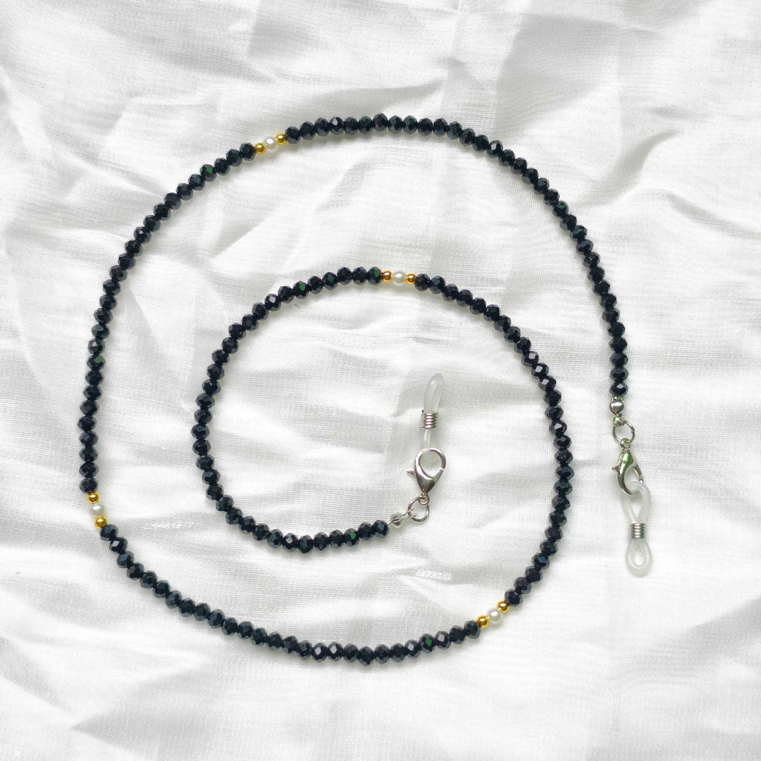 Elegant glasses holder chain with colorful beads Bowlift
