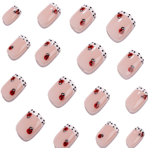 Artistic nail art with ladybug designs Bowlift