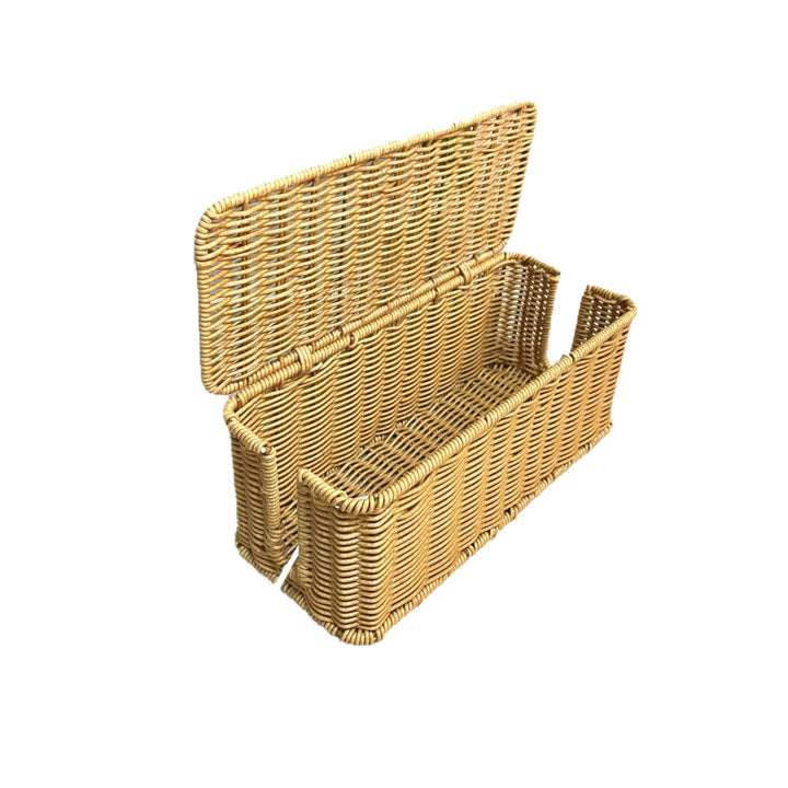Woven Charging Organizer Basket Bowlift