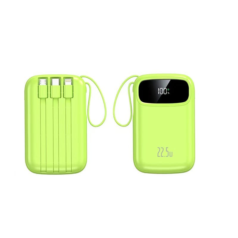 Portable power bank with integrated charging ports Bowlift
