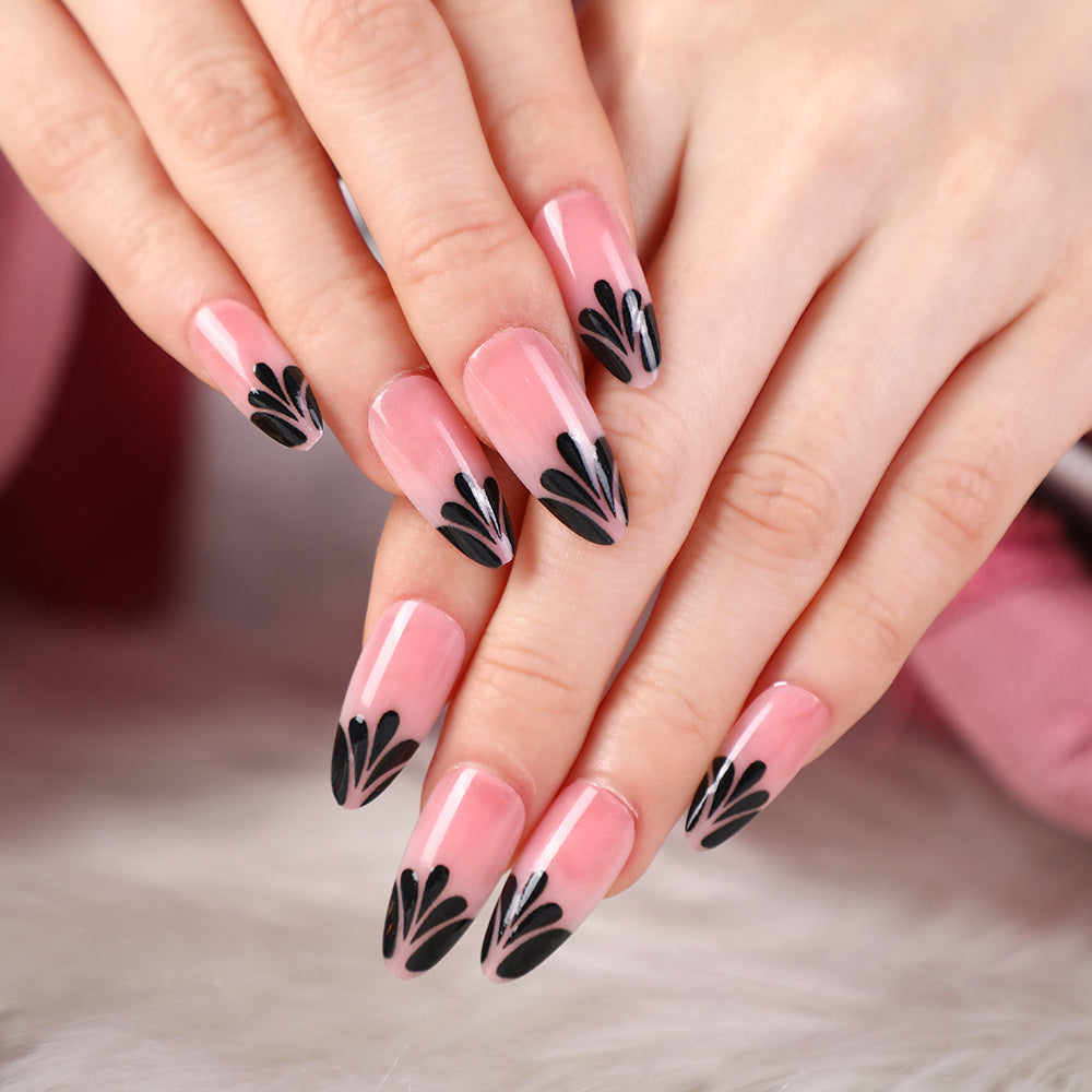 Creative design artificial nails with piano keys motif Bowlift