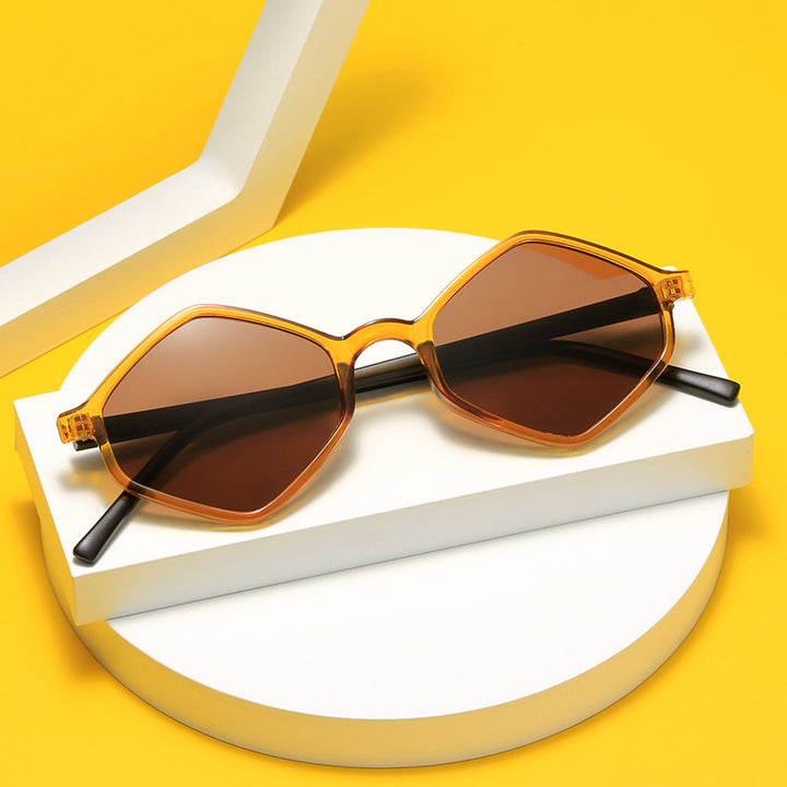 Women's stylish geometric sunglasses with elegant frame Bowlift