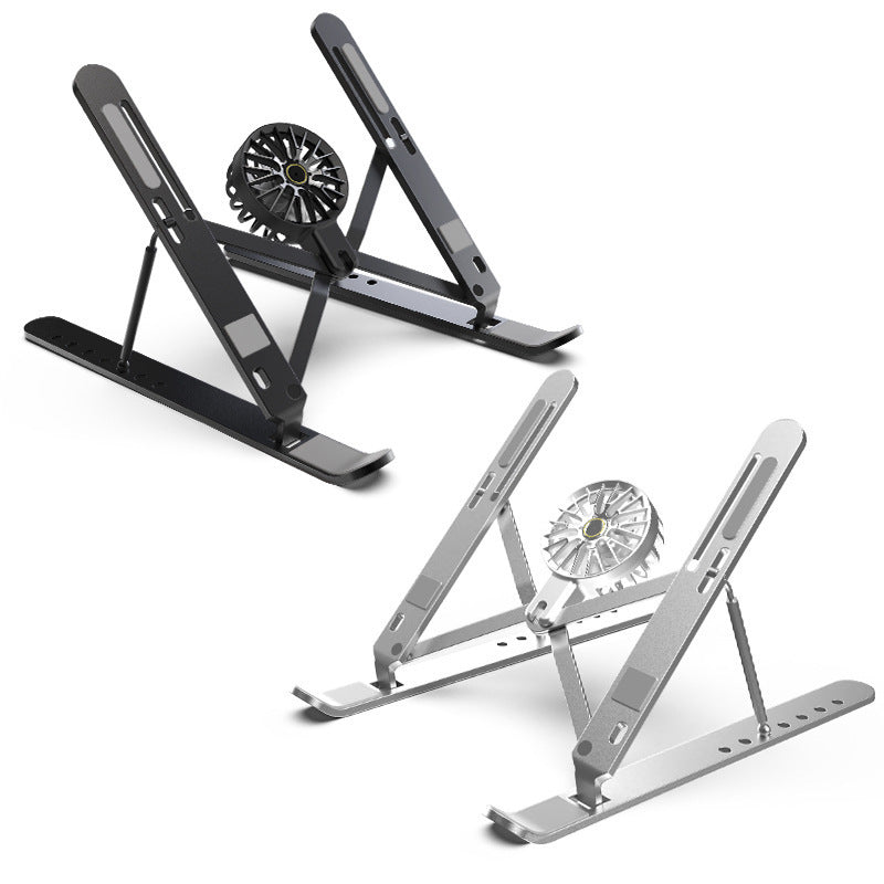 Height-adjustable laptop stand with cooling system Bowlift