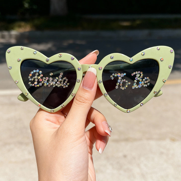 Heart-Shaped Bridal Party Sunglasses Bowlift