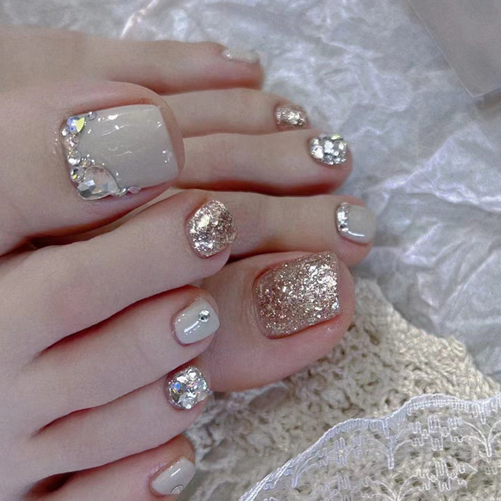 Glamorous Glitter Pedicure Kit Bowlift