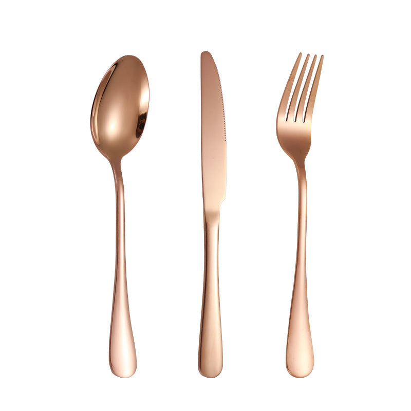 Elegant stainless steel cutlery set with ergonomic handle Bowlift