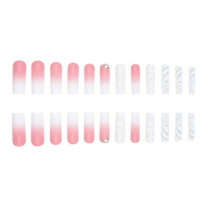 Premium Acrylic Square Press-On Nails Bowlift