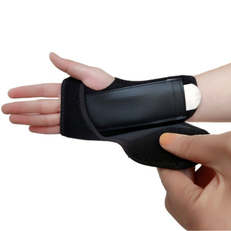 Adjustable neoprene wrist brace thumb stabilizer dual strap Bowlift