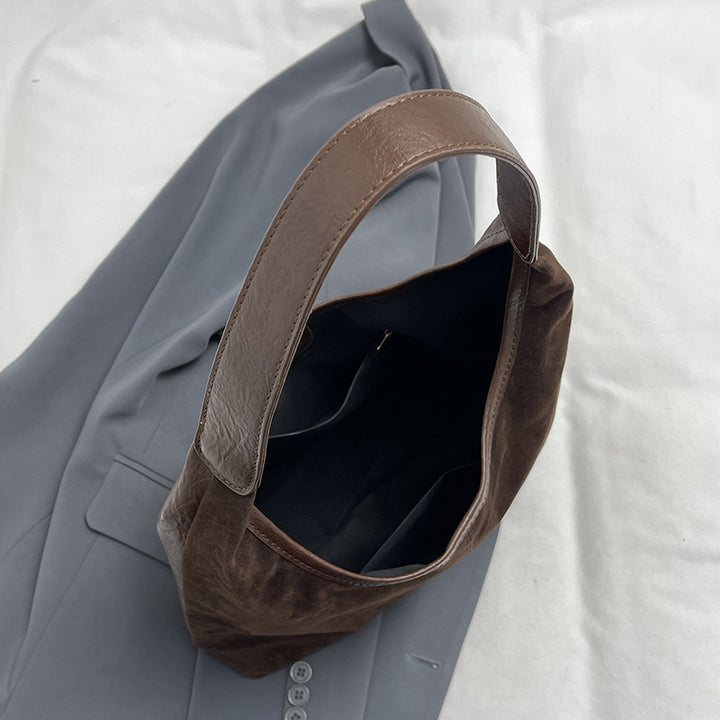 Suede Casual Hobo Bag Bowlift