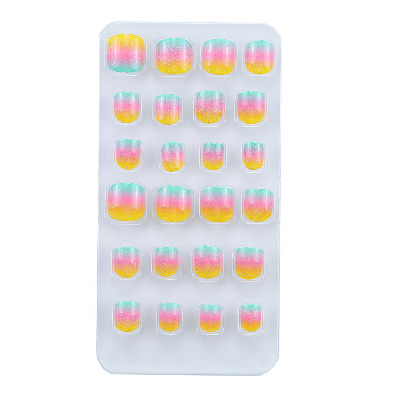 Playful Cartoon Animal Press-On Nail Set Bowlift