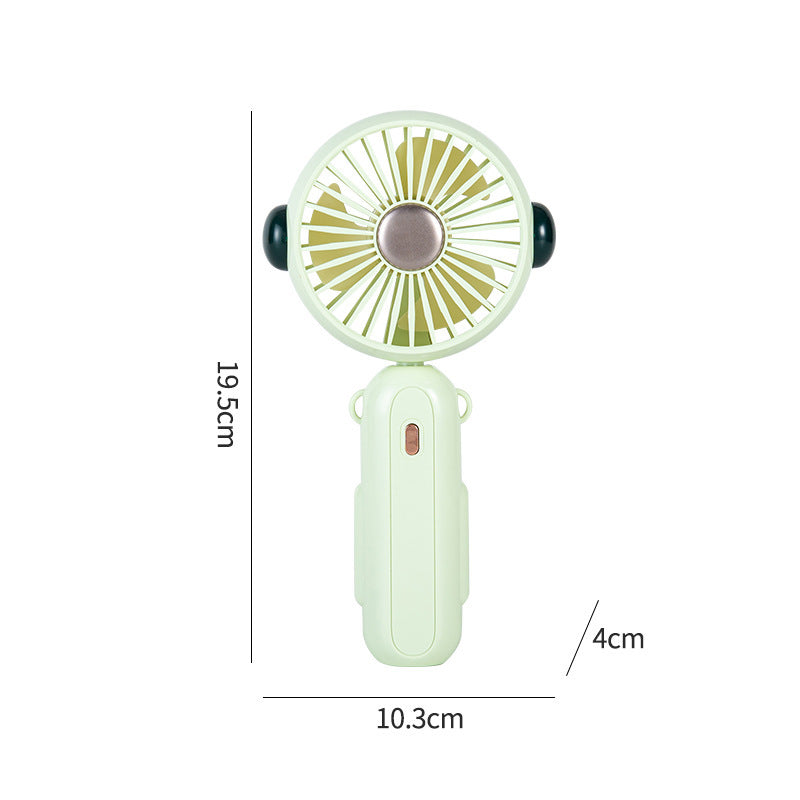 Cute Character Portable Handheld Fan Bowlift