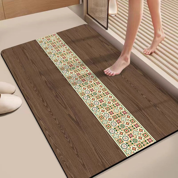 Decorative Memory Foam Bath Mat Bowlift