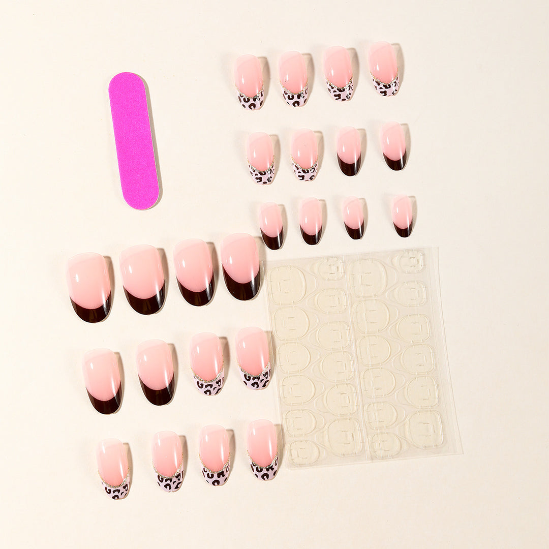 Stylish French Tip Nail Art Extensions Bowlift
