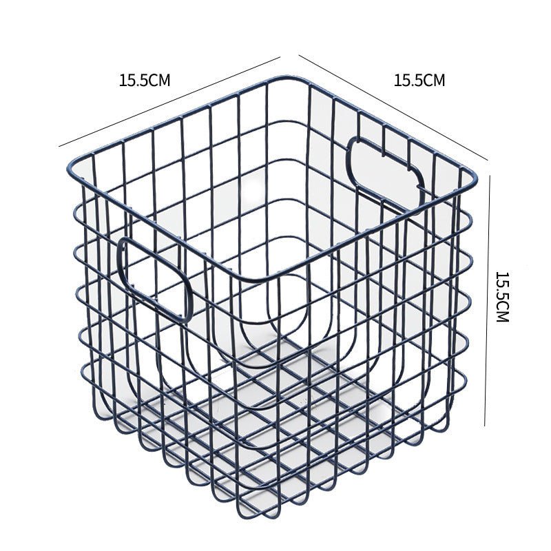 Unisex Wire Storage Basket with Ergonomic Handles Bowlift