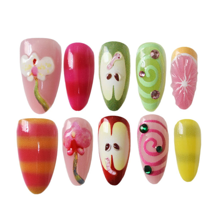 Creative Floral Nail Art Set Bowlift