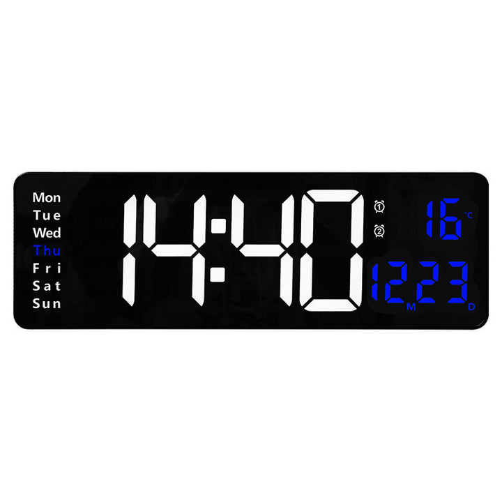 Digital wall clock with multifunctional LED display Bowlift