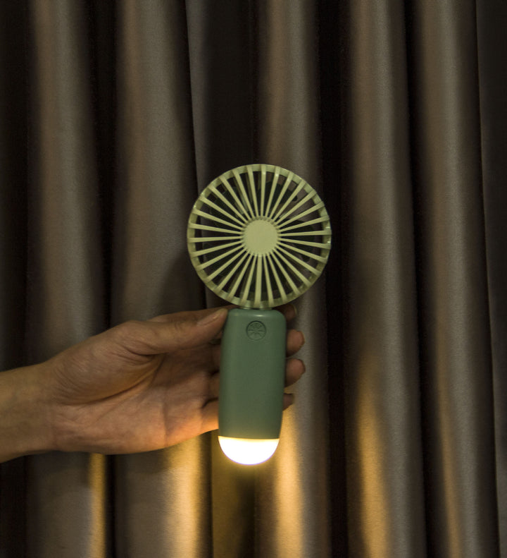 Portable LED Handheld Fan Bowlift