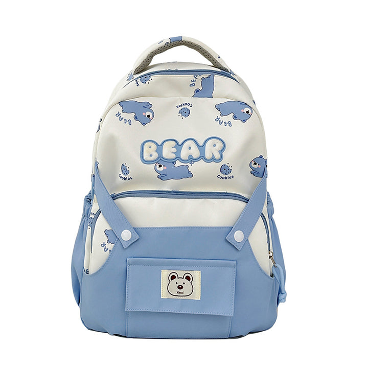 Playful Cartoon Character Backpack Bowlift