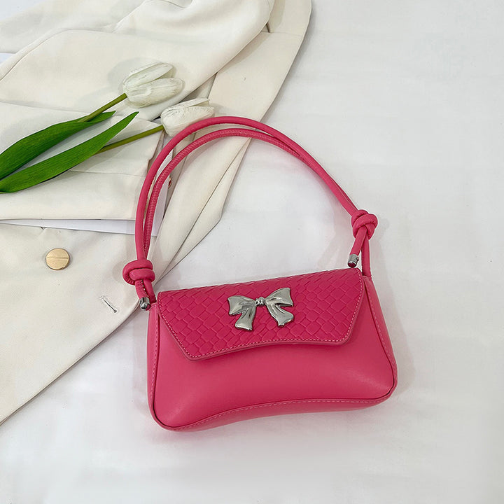Chic Bow-Detail Handheld Clutch Bag Bowlift