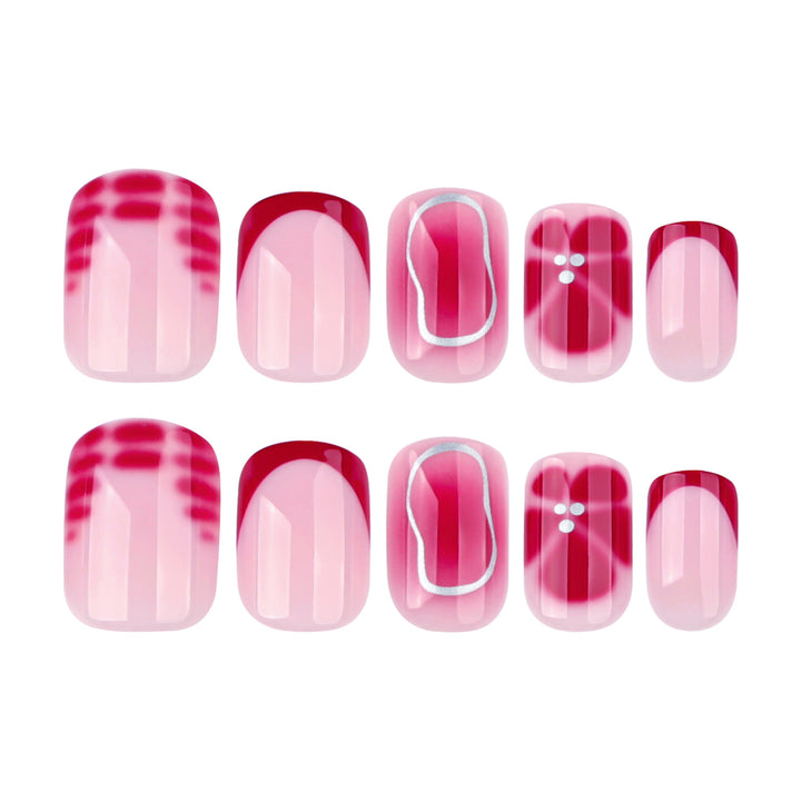 Artful nail art with gradient and glitter Bowlift