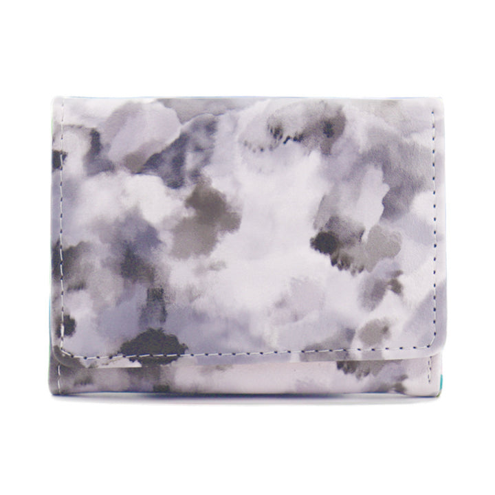 Artistic Patterned Faux Leather Wallet