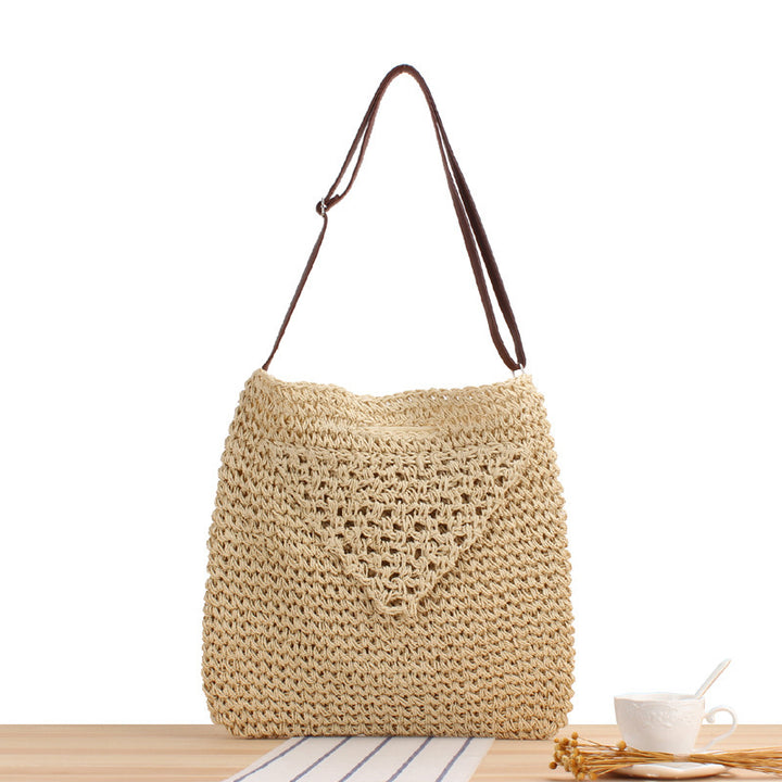 Handbag with Modern Macrame Structures Bowlift