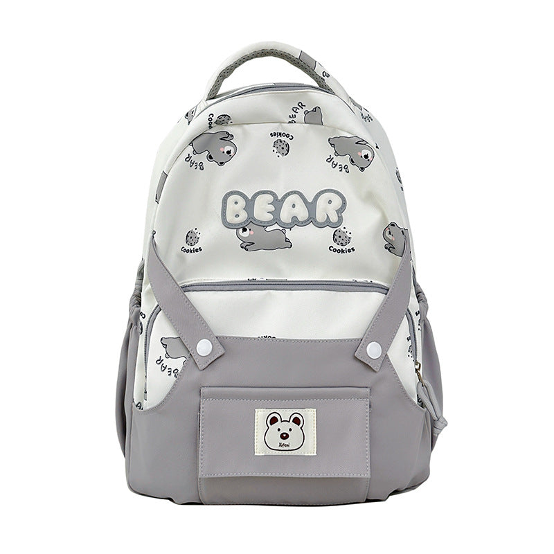 Playful Cartoon Character Backpack Bowlift