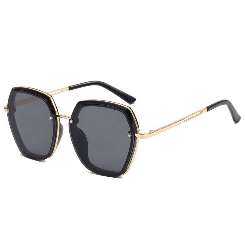 Women's fashionable sunglasses in trendy hexagon design Bowlift
