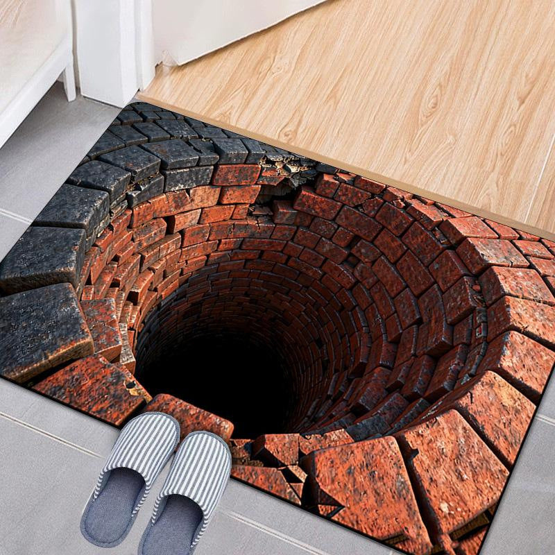 3D Optical Illusion Area Mat