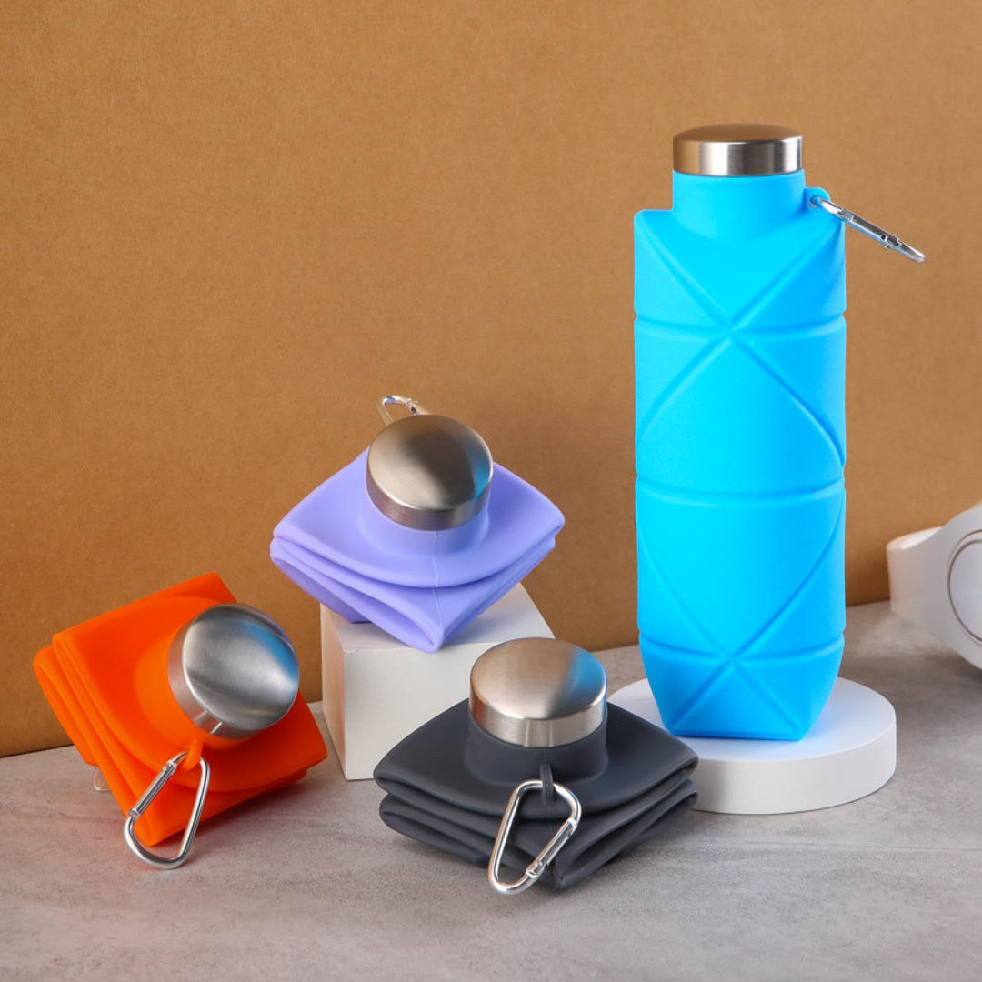 Women collapsible silicone drink bottle Bowlift