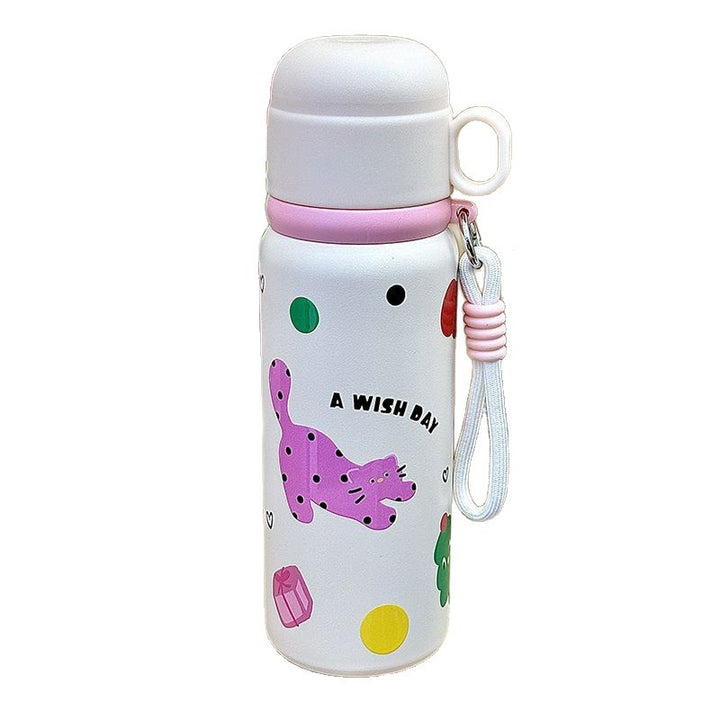 Women's insulated bottle with cheerful polka dot pattern Bowlift