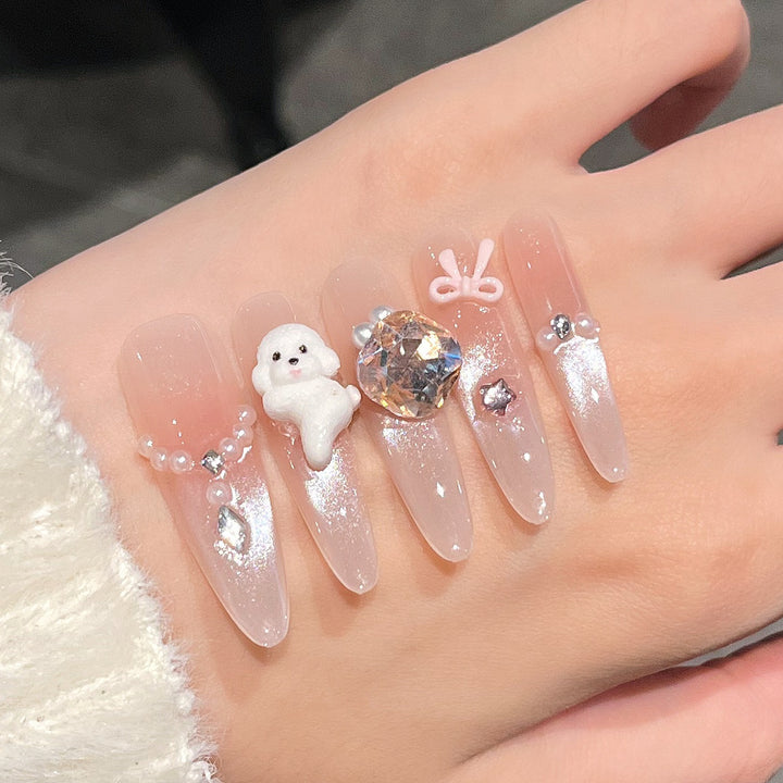 Creative Cartoon Nail Art Extensions Bowlift