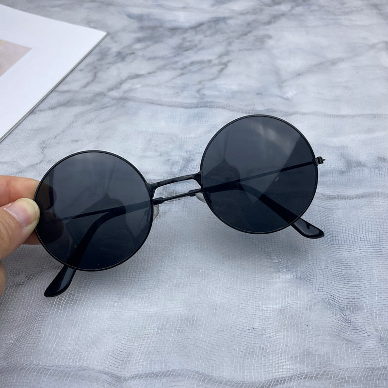 Retro Round Lens Sunglasses Bowlift