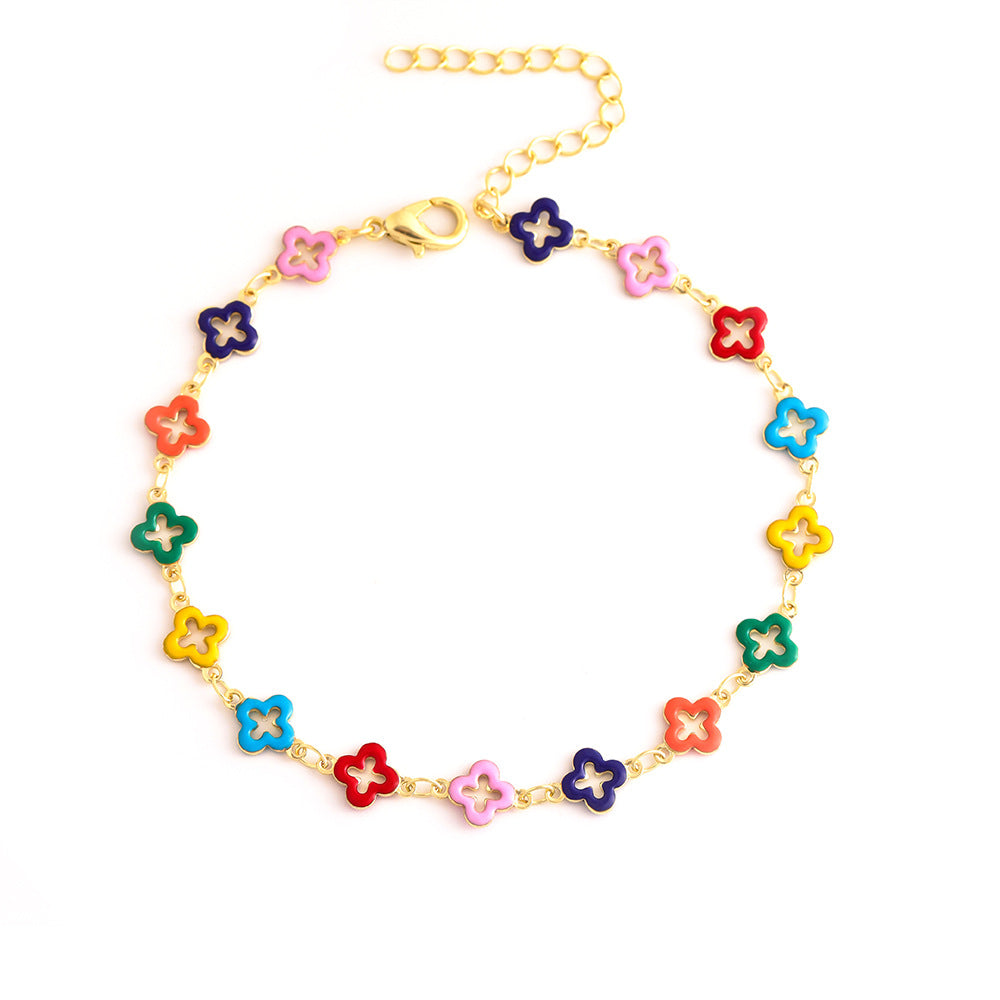 Colorful Star Charm Anklet Bowlift 1788164326