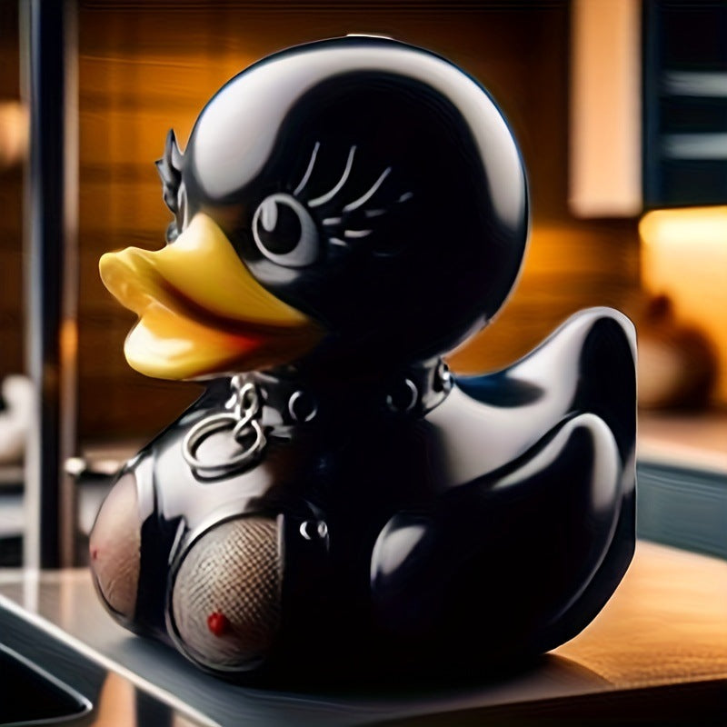Deko Rubber Duck with Mohawk Bowlift
