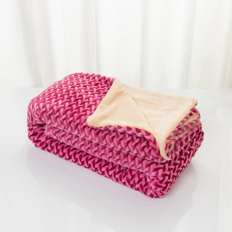 Women's soft and cozy microfiber blanket Bowlift