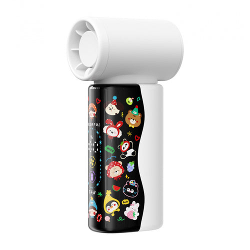 Women's Portable Mini Cooling Fan with Playful Design Bowlift