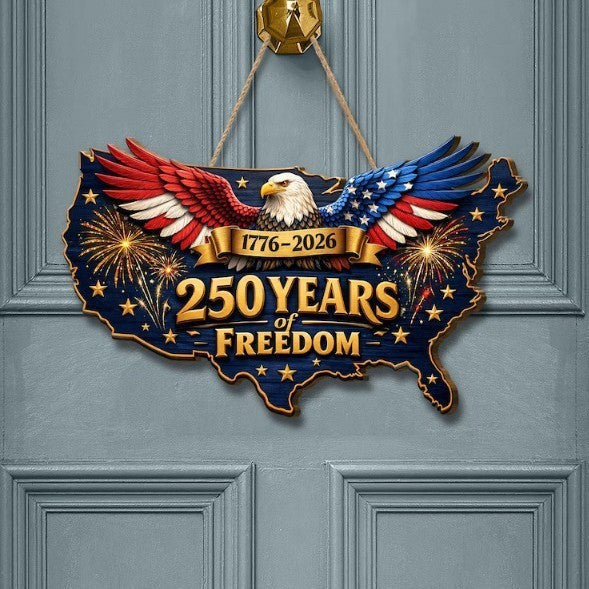 Unisex nan patriotic anniversary commemorative circular resin wall plaque with high-relief eagle Liberty Bell and Statue of Liberty personalization Bowlift