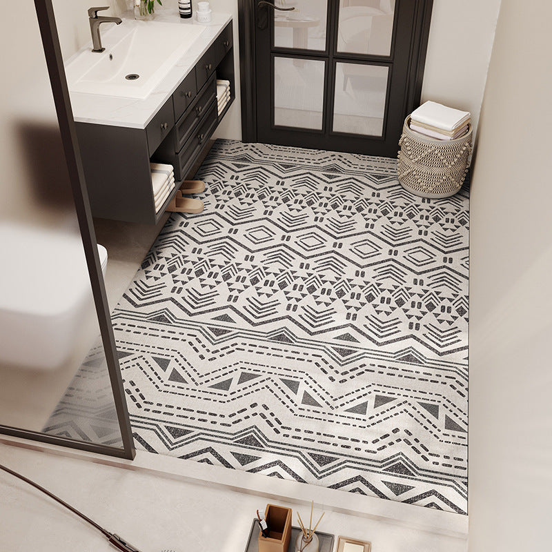 Tribal Pattern Bathroom Mat Bowlift