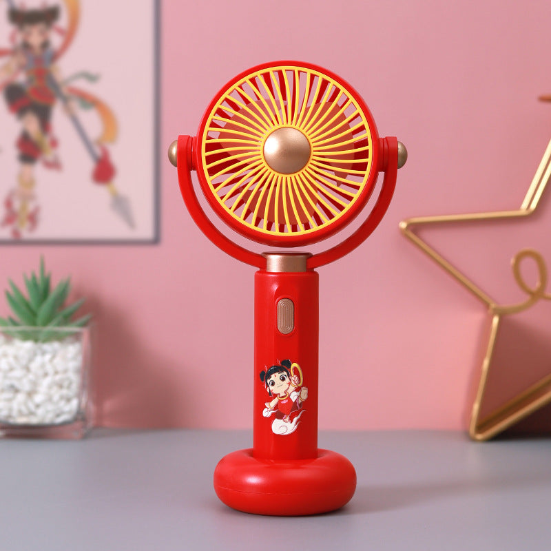 Unisex Portable Hand Fan in Playful Design Bowlift