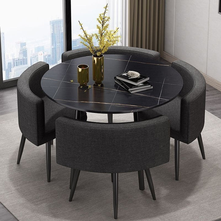 Modern Dining Table Set Bowlift