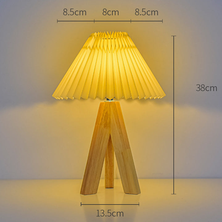 Modern Wooden Base Table Lamp