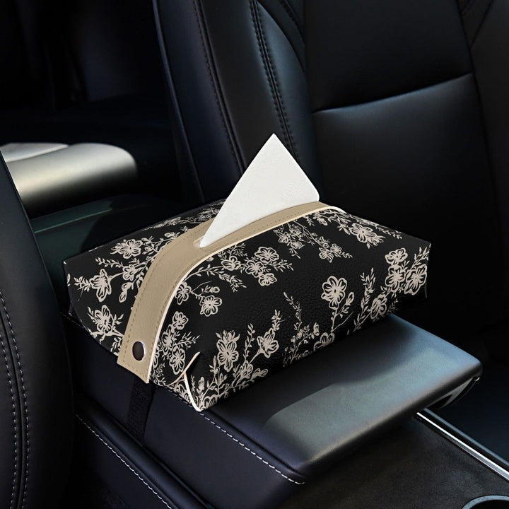 Floral Design Tissue Box Cover Bowlift