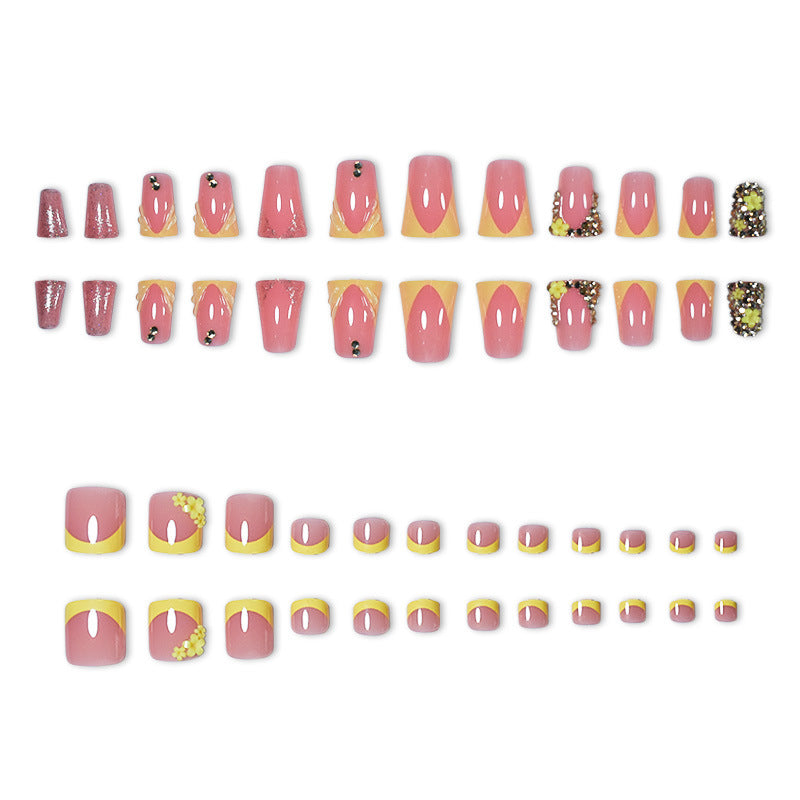 Premium Decorative Press-On Nails Bowlift