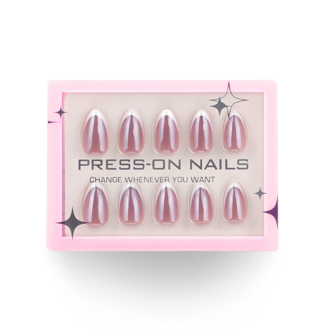 Artificial nail extensions in an elegant design Bowlift