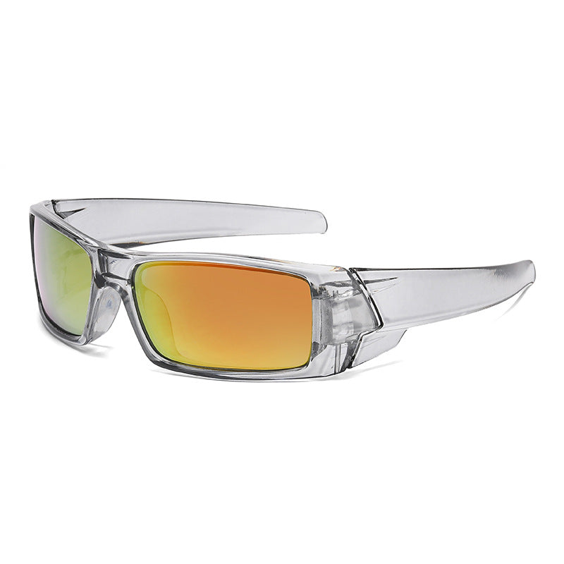 Polarized Wraparound Fishing Sunglasses with Impact-Resistant Frame Bowlift