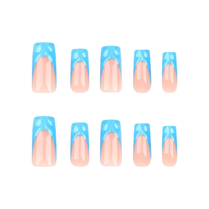 Artistic gel nails with modern design Bowlift