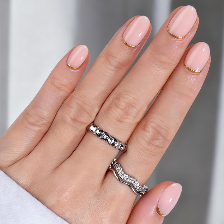Elegant Glossy Nail Wraps Bowlift