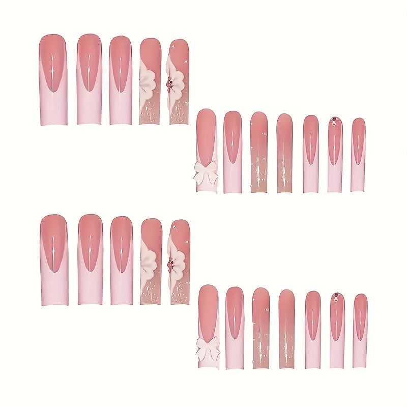 Floral 3D Nail Art Extensions Bowlift