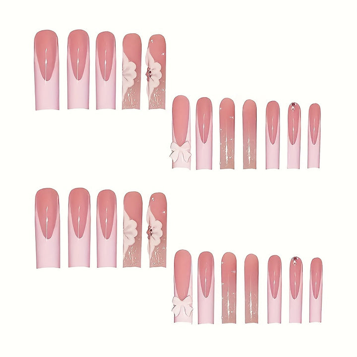 Floral 3D Nail Art Extensions Bowlift